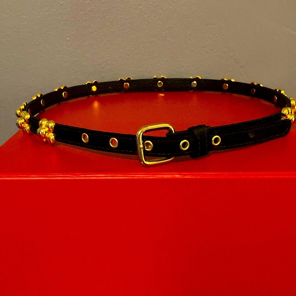Vintage Yves Saint Laurent studded belt M 36 inches